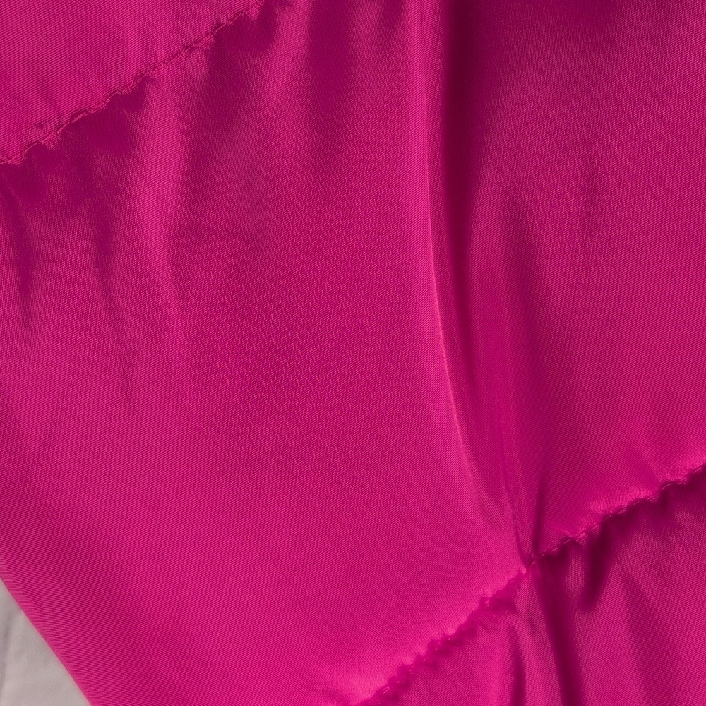 Mod X Bright Pink Quilted Puffer Women's Coat Swing Bottom Sz XL - Picture 13 of 13